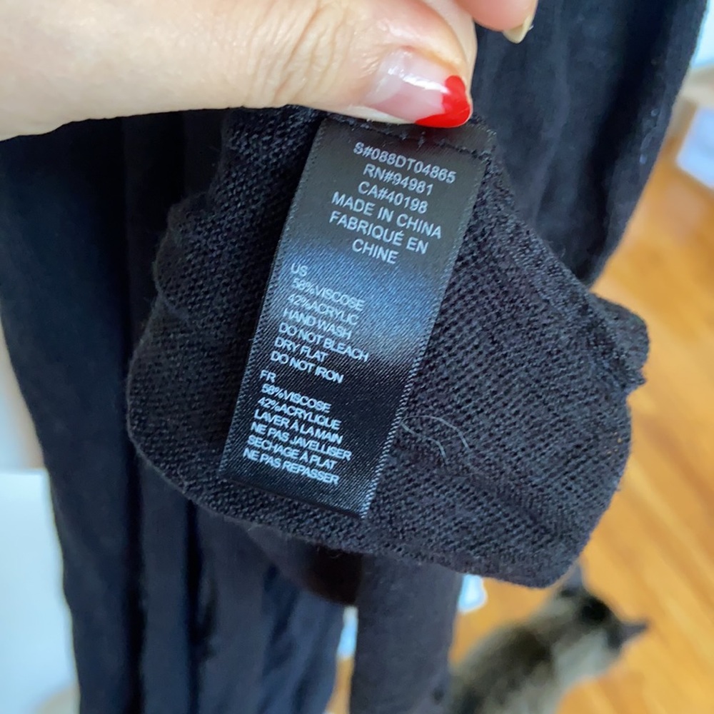 H&M black soft scarf basic - Picture 7 of 7